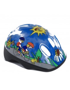 Casco Nicola bambino azzurro