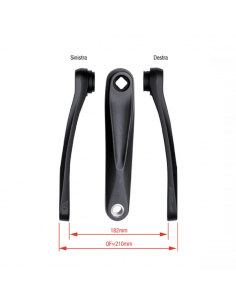 Coppia pedivelle E-Bike...