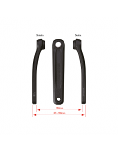 Coppia pedivelle E-Bike...