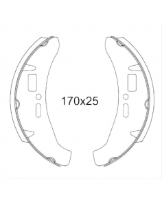 Ganasce Freno Eco FSB892EF