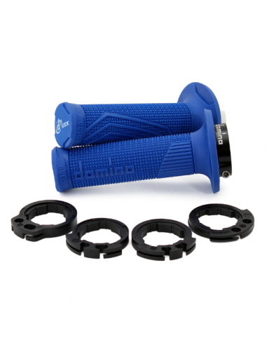 Coppia manopole D-lock colore blu con...