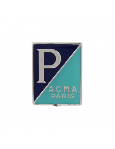 Scudetto Vespa ACMA con alette 37x47mm