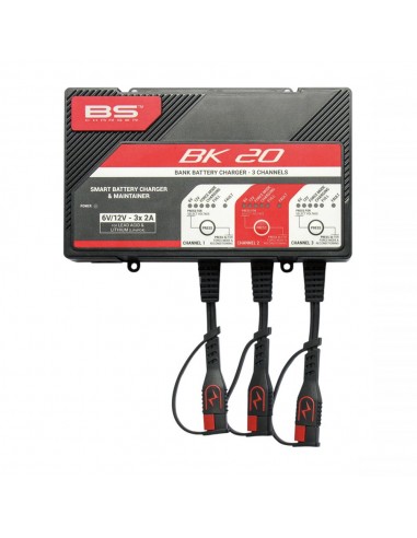 Caricabatteria BK20 3 Canali x 2A