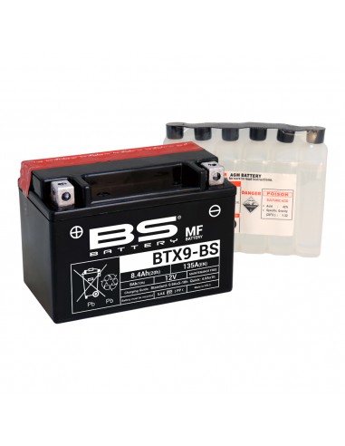 Batteria Bs BTX9-BS