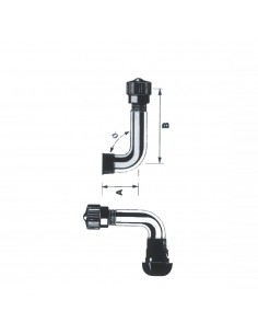 Valvola tubeless a gomito...