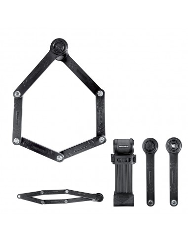 Lucchetto pieghevole KEEPER 585 - nero
