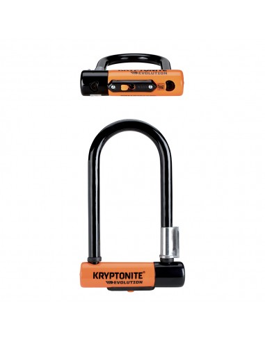 Lucchetto U-Lock MINI-9 - nero arancio