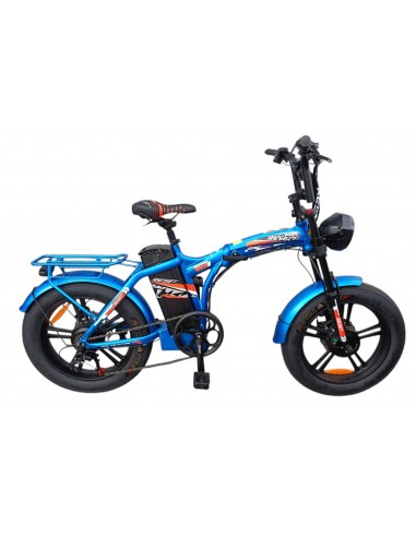 E-Bike fat Redwood 992 Reset color Blu metallizzato