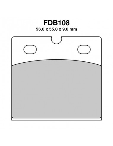 PASTIGLIE FERODO FDB108P