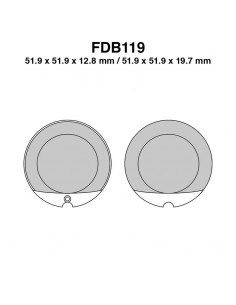 PASTIGLIE FERODO FDB119P