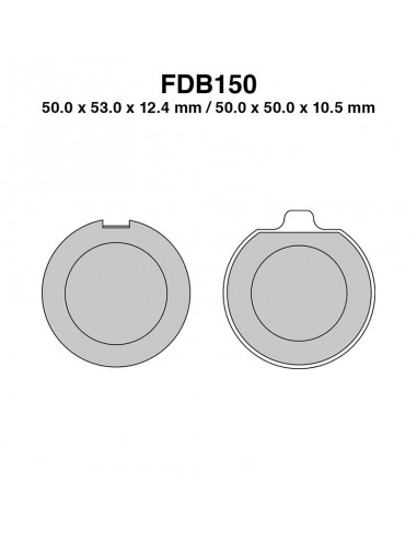 PASTIGLIE FERODO FDB150P
