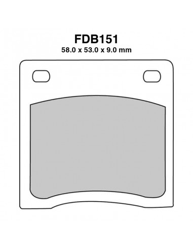PASTIGLIE FERODO FDB151P