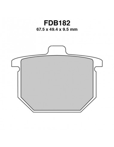 PASTIGLIE FERODO FDB182P