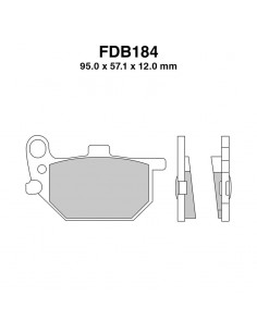 PASTIGLIE FERODO FDB184P