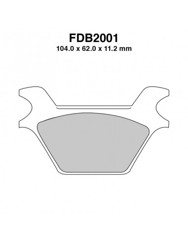 PASTIGLIE FERODO FDB2001P