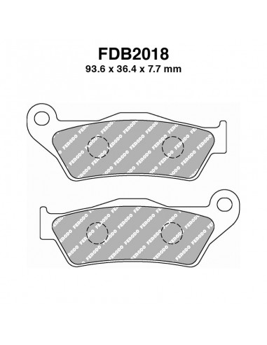 PASTIGLIE FERODO FDB2018EF