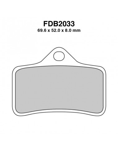 PASTIGLIE FERODO FDB2033P