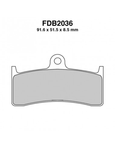 PASTIGLIE FERODO FDB2036P