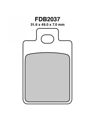 PASTIGLIE FERODO FDB2037AG