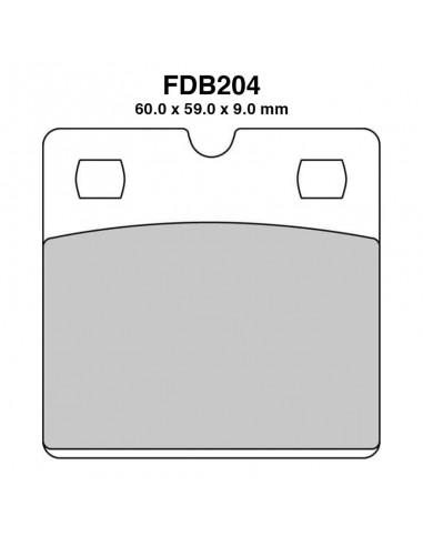 PASTIGLIE FERODO FDB204P