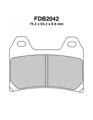 PASTIGLIE FERODO FDB2042EF