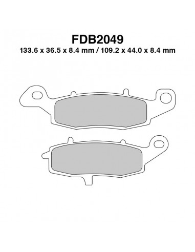 PASTIGLIE FERODO FDB2049P