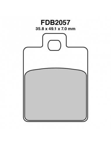 PASTIGLIE FERODO FDB2057AG