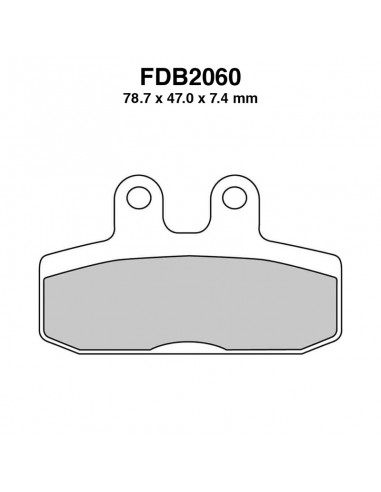 PASTIGLIE FERODO FDB2060AG