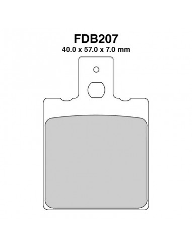 PASTIGLIE FERODO FDB207P