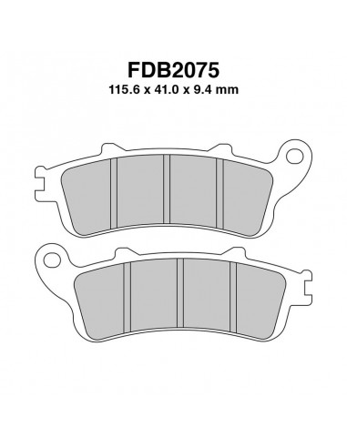 PASTIGLIE FERODO FDB2075P