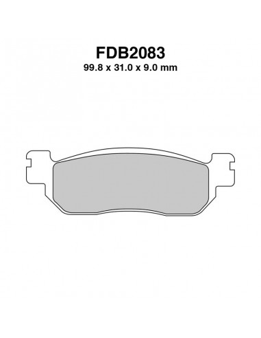 PASTIGLIE FERODO FDB2083EF