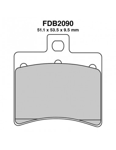 PASTIGLIE FERODO FDB2090P