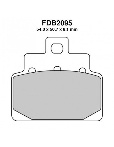 PASTIGLIE FERODO FDB2095EF