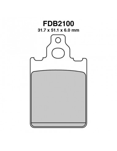 PASTIGLIE FERODO FDB2100EF