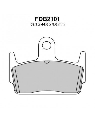 PASTIGLIE FERODO FDB2101AG