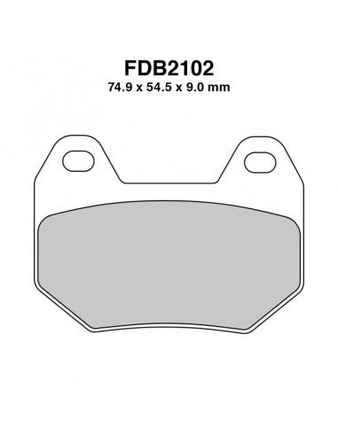 PASTIGLIE FERODO FDB2102P