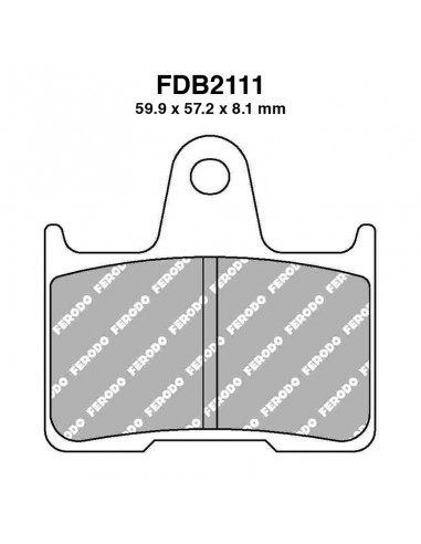 PASTIGLIE FERODO FDB2111P