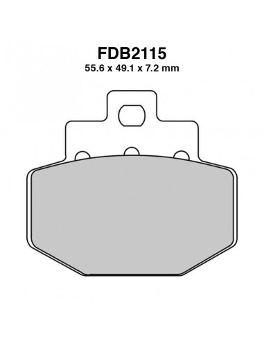 PASTIGLIE FERODO FDB2115P