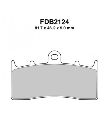 PASTIGLIE FERODO FDB2124P