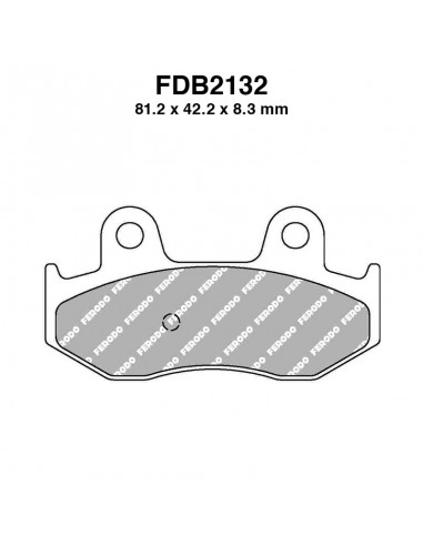 PASTIGLIE FERODO FDB2132EF
