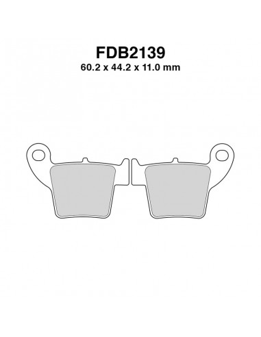 PASTIGLIE FERODO FDB2139EF