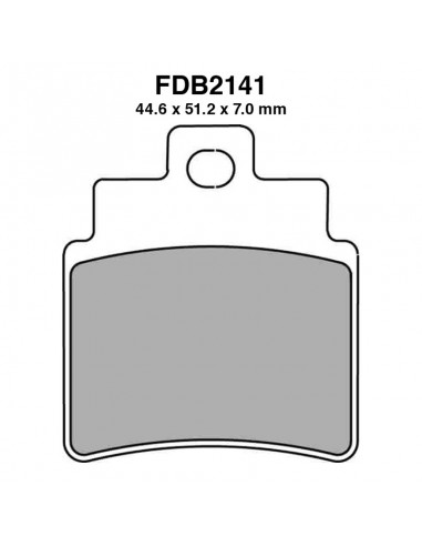 PASTIGLIE FERODO FDB2141EF -4PZ X CONF.