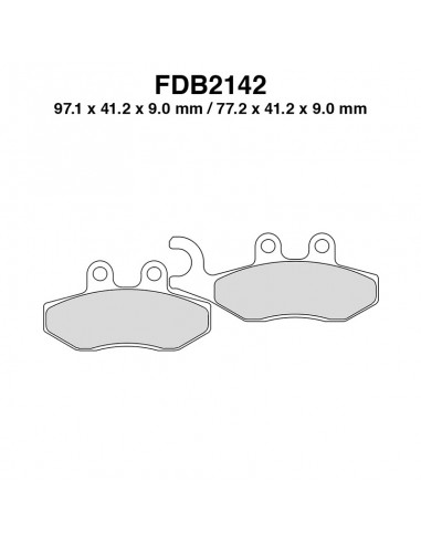 PASTIGLIE FERODO FDB2142EF
