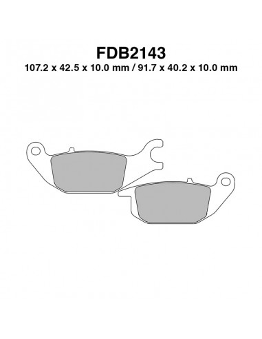 PASTIGLIE FERODO FDB2143EF