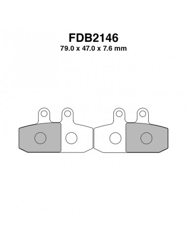 PASTIGLIE FERODO FDB2146P