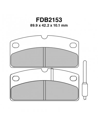 PASTIGLIE FERODO FDB2153P -4PZ X CONF.