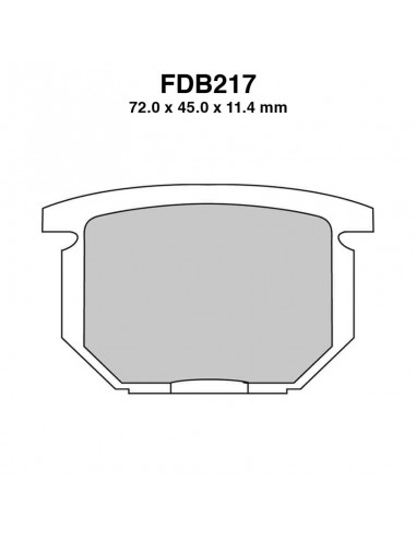 PASTIGLIE FERODO FDB217P