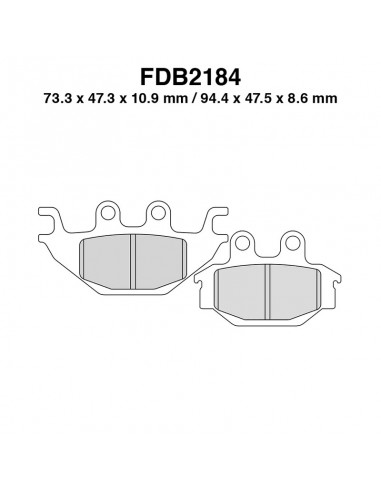 PASTIGLIE FERODO FDB2184P