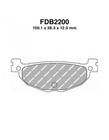 PASTIGLIE FERODO FDB2200P