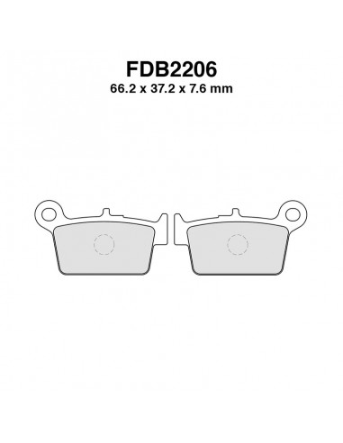 PASTIGLIE FERODO FDB2206P